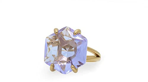 Schöne Gold Tansanit Ringe für Frauen - Handgefertigte Edelstein-Cocktail-Ringe - benutzerdefinierte Stein Ringe für Frauen, Mode-Ringe, Edelstein-Ringe, Statement-Schmuck und Geschenke für Sie