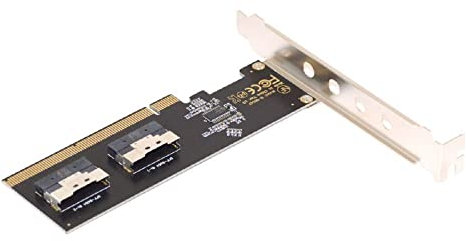 Cablecc Slimline Dual SFF-8654 8X 4 NVME a PCIE Express 3.0 4.0 Raid Card VROC Raid0 Hyper Adapter