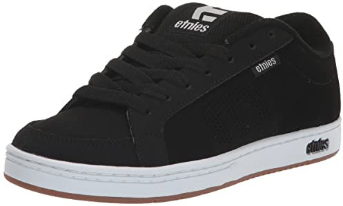Etnies Herren Kingpin Skate-Schuh, Schwarz Weiß, 43 EU
