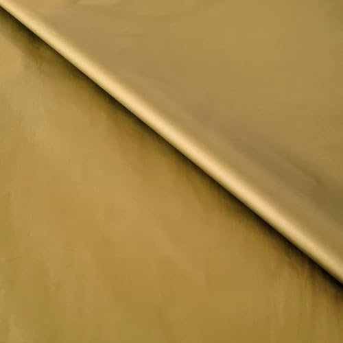 Metallic Gold Silver Rose Copper Luxury Double Sided Tissue Paper - Large Sheets 50x75cm (5 Sheets, Gold Metallic)