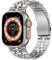Tasikar Correa Compatible con Apple Watch Ultra 49mm, Correas Hombre Mujer Pulsera de Repuesto Acero Inoxidable Metal Banda Compatible con Apple Watch Ultra 2 Ultra, Plata