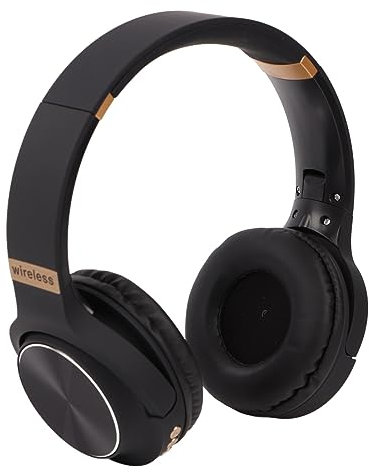 Bluetooth-Kopfhörer über Dem Ohr, Faltbares Headset mit Geräuschunterdrückung, Tragbarer Ergonomischer HiFi-Stereo-Kopfhörer mit 200 MAh, Geringes Gewicht, Weiche Ohrenschützer,