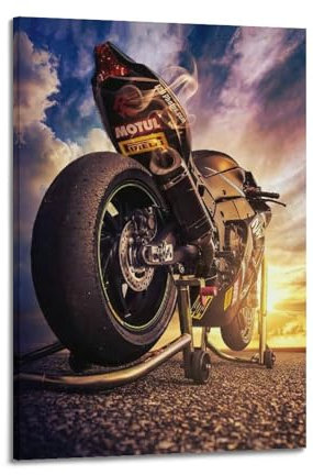JLTC Sport Motorrad Poster YZF-R6 Superbike Cafe Racer Poster Dekorative Malerei Leinwand Wandposter und Kunstdruck Moderne Familie Schlafzimmer Dekor Poster 30 x 45 cm