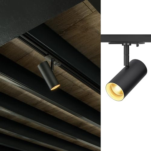 SLV NOBLO SPOT, 1~ Spot, rund, 2700K, 6W, Phasenabschnitt, 32°, schwarz
