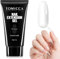 TOMICCA 60g Acrylgel Für Nägel Clear, Quick Extender Gel Polygel Starter Set, Aufbaugel Für Gelnägel, Lang Anhaltend&Natürlicher Look, Für Anfänger& Salon-Profis