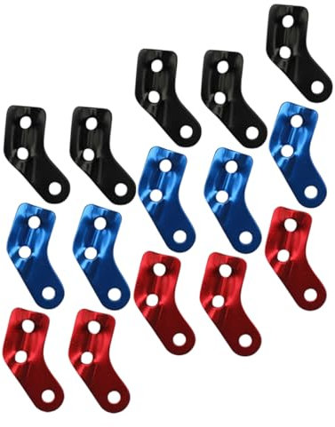 NAMOARLY 15st Paracord-Schnalle Garnelen-Fake-Spielzeug Zeltseilbefestigung Lotus Aus Keramik 3-Loch Zeltseilschnallen Eule Haken Camping Zelt Zelte Kordelzug Aluminiumlegierung Draussen
