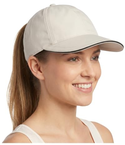 YAMEE Baseballkappe Damen Sommer Pferdeschwanz, Wasserdicht, Sportmütze Atmungsaktiv, Sonnenschutz Schnell Trocknend