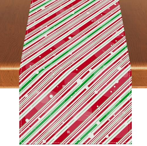 Leinen Nightmare Before Christmas Jack Skellington Tischläufer, Frohe Weihnachten, Weihnachten, Winterferien, Dekorationen und Zubehör für Zuhause, Küche, Tisch, 33 x 183 cm