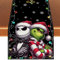 Leinen Nightmare Before Christmas Jack Skellington Tischläufer, Frohe Weihnachten, Weihnachten, Winterferien, Dekorationen und Zubehör für Zuhause, Küche, Tisch, 33 x 183 cm