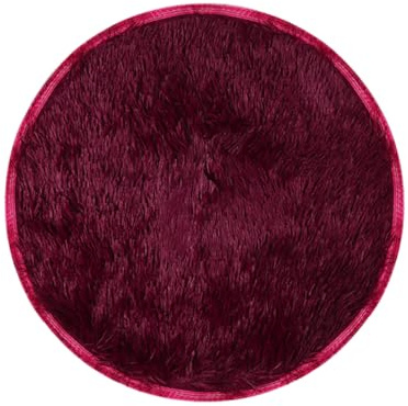 BESPORTBLE Rundes Kissen Für Haustiere Plüschkissen Zum Heizen Runde Matte Für Hunde Leicht Zu Reinigen rutschfeste Unterseite Für Tierhütten