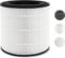 Laukowind Replacement Filter Compatible with Philips 600 Series Air Purifier, H13 HEPA Filter for Philips AC0650/10 AC0651/10 600 Series Air Purifier, Part Number FY0611/30