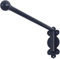 DFANCE Curtain Rod Door Curtain Rail Swing Arm for Front Door,Swing Arm Curtain Rod for Side Panels Window Curtain Display Stand Drapery Arm Front Door Curtain Rail(Size:20in)