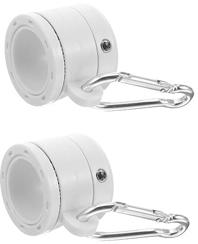 KONTONTY Befestigungsring für Fahnenmasten Clip für drehbare Fahnenmastbeschläge langlebiges Material Elegantes Perlenketten-Design einfache Installation vielseitig für den täglichen Gebrauch