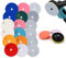 Lot de 16 disques de polissage diamantés avec plaque de support en caoutchouc M14 - Feutre de laine - 125 mm - Pour granit, béton, carrelage, pierre - 50-10 000 mm - Pour meuleuse d'angle, foret
