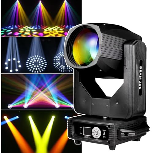 295-W-Moving-Head-Scheinwerfer, DJ-Disko-Licht mit 8+18+8 Prismen, 16 Prismen-Spots und 14 Gobos mit Regenbogeneffekt, Bühnenbeleuchtung für Partys, Discos, KTV, Bühnenshows und Live-Shows
