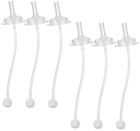 Toyvian 6pièces Silicone Pour Biberons Et Gobelets Large Réutilisables Et Faciles à Nettoyer Accessoires Pour Et Tout-petits