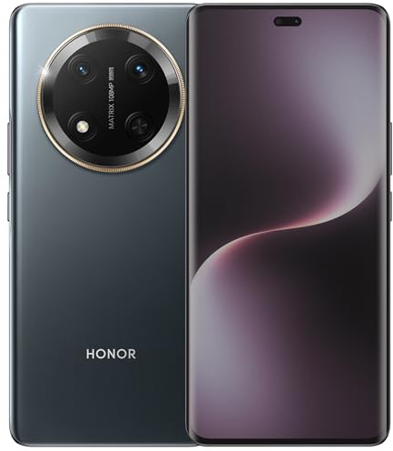 HONOR Magic7 Lite 5G 512GB 8GB RAM Mobile Phone Black, 108MP AI Camera, 6600 mAh Battery, SGS Certified 5-Star Drop Resistance, AI Eye Comfort Display, Dual SIM, Android 15 (Renewed)
