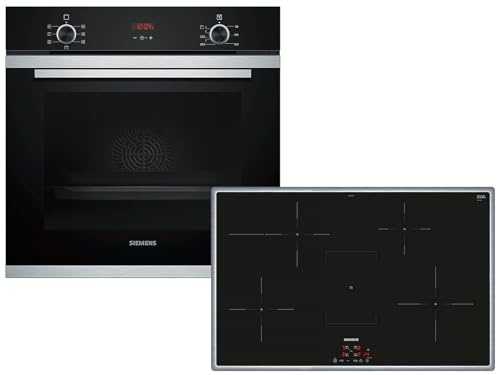 Siemens EQ214IA01Z Set Backofen HB213ABS0 + Induktionskochfeld EH845BFB5E