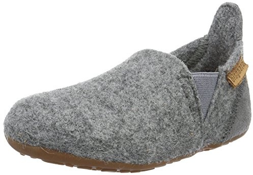 Bisgaard Unisex Kinder Wool Sailor Slipper, Grau, 23 EU
