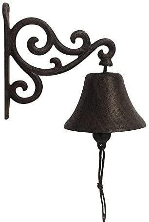 zeitzone Türglocke Glocke Gusseisen Landhausstil Nostalgie Antik-Stil Braun