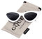 GQUEEN Vintage Katzenauge Sonnenbrille Damen Cateye Retro 90er
