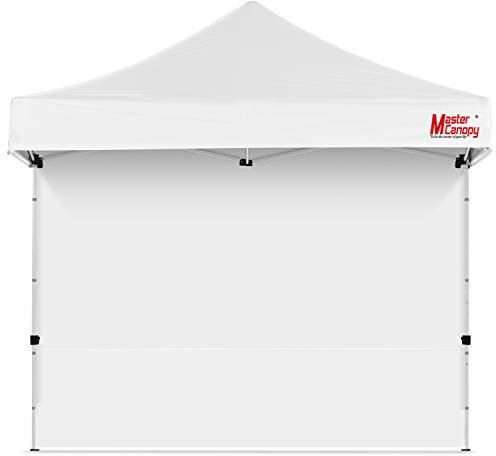 MASTERCANOPY Instant Gazebo Sidewall Panels Sunwall for 3x3M Pop Up Gazebo,1 Piece,White