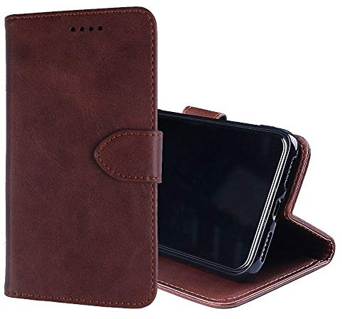 NEKOYA LG K8 2017 X240 Hülle,LG K8 2017 X240 Lederhülle,Handyhülle im Brieftasche-Stil für LG K8 2017 X240. Schutzhülle mit [Minimalistisches][Standfunktion][Kartenfach][Magnetverschluss]