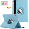 QYiD Coque pour iPad Pro 12.9 2017/2015, Coque de Protection Support Rotatif à 360 Degrés Folio étui Case Fonction Sommeil/Réveil pour iPad Pro 12.9 Pouces (Both 2017 and 2015), Bleu Clair