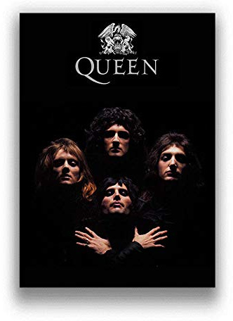 JWJQTLD Leinwanddruck Queen Band Art Poster Poster Und Drucke Wandbild Leinwand Malerei Wandkunst Zimmer Home Decoration, 70X100Cm No Frame