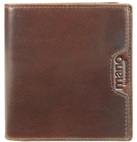 mano Don Marco - Geldbörse RFID 10.7 cm Dunkelbraun