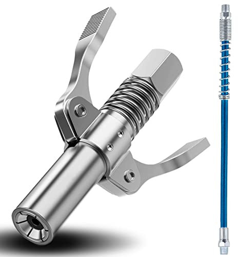 behone Fettpresse Mundstück G Coupler Fettpresse Coupler für Fettpresse mit Schlauch passend für alle Arten von Fettpressen Leichtes An- Und Ausziehen