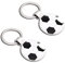 JiaerlZeki 2 Pcs Football Shaped Beer Opener Keyring Bottle Opener Key Ring Football Key Chain for Men, Women