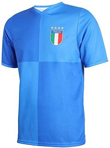Italien Trikot Heim - Kinder und Erwachsene - Jungen - Fußball Trikot - Fussball Geschenke - Sport t Shirt - Sportbekleidung - Größe 152