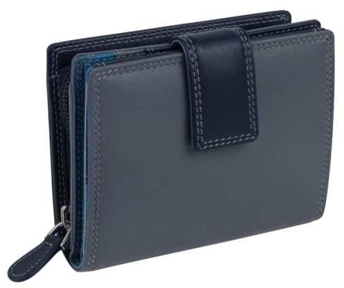 Golunski Leathergoods Ladies Compact Purse Graffiti Collection - Storm