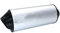Marmitta 28mm 32mm 38mm Per Per 125cc 150cc 160cc Atv Silenziatore Di Scarico Moto Fuga Moto Tubo Dirt Pit Bike Moto Scarico(Colore:32mm silver)