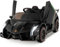COSTWAY 12V Kids Electric Ride Age 3+ on Car with Remote Control, LED Lights, MP3, Music, Hydraulic Doors, 4 Motors Licensed Lamborghini Battery Powered Toy Vehicle for Boys and Girls (Black)