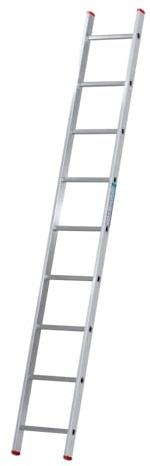 Xtra - Scala singola in alluminio, 9 gradini