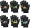 ZDQC 6 Paar Winterhandschuhe,Kinderhandschuhe, Stretchhandschuhe, Handschuhe, gestrickte Vollfingerhandschuhe, gestrickte Handschuhe, täglicher Gebrauch (C)
