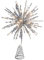 Harilla Weihnachtsbaumspitze mit Licht, Party Requisiten, Festival Layout, Explodierender Stern, Ornament, Geschenke für Freunde, Glitzernde Starburst Baumspi, Silbrig