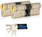 SCHLOSSER TECHNIK 3 Star Kitemarked Keyed Alike Euro Cylinder Lock 30EX/30 (60mm) in Dual Finish, British Standard TS007 Anti-Snap Barrel Lock.