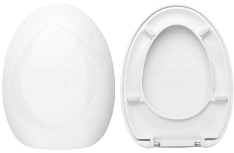 Copriwater Sedile Wc Class 05 Azzurra Come Originale, In Plastica Termoindurente Avvolgente,Colore Bianco MADE IN ITALY CHIUSURA AMMORTIZZATA