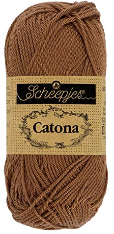 Scheepjes - Scheepjes Catona 157 Root Beer Yarn - 1x50g