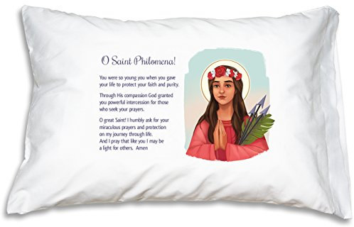 Prayer Pillowcase St. Philomena