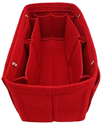 LEXSION Damen Filz-Geldbeutel-organisator, Multi Pocket Bag in Bag Organizer für Tote & Handbag Shaper groß beige