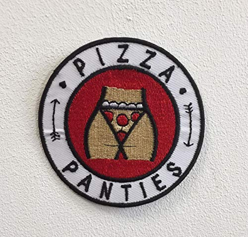 Aufnäher zum Aufbügeln oder Aufnähen, Pizza-Höschen