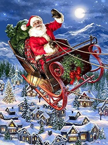 Springbok 500 Piece Jigsaw Puzzle Delivering Christmas - Unique Cut Pieces