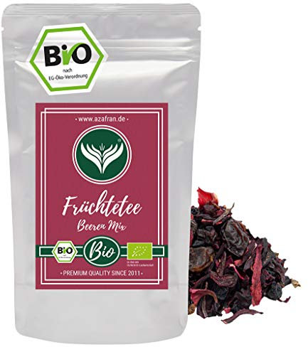 Azafran BIO Früchtetee Rote Beeren Mix lose 250g