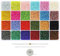 Bala&Fillic Glass Silver Lined Seed Beads 2mm, About 24000pcs in Box 24 Colors, Perles de rocaille doublées d'argent clair 12/0