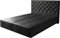 DELIFE Boxspringgestell Dream-Great Mikrofaser Anthrazit Vintage 160x200 cm