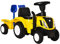 HOMCOM Ride On Tractor Toddler Walker Foot To Floor Slider w/Horn Storage Steering Wheel for 1-3 Years Old Yellow